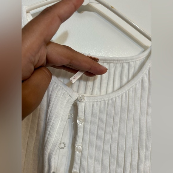 Free people Twice As Nice Maxi Top white flawed - Picture 8 of 8